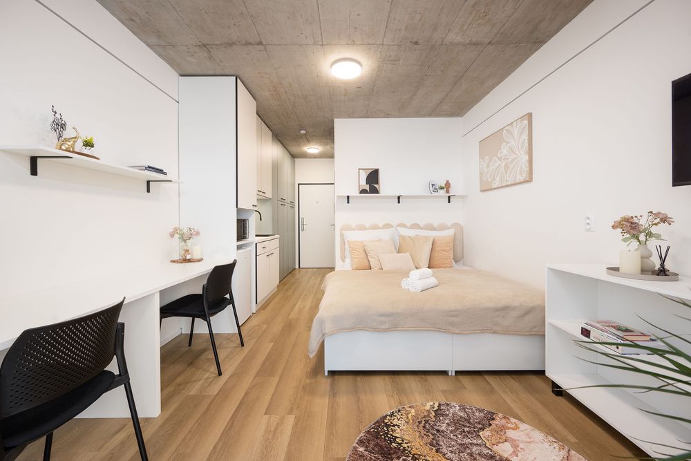 Moderní studiový byt v novém bytovém domě nedaleko centra Brna – ideální pro studenty a mladé profesionály — foto 3